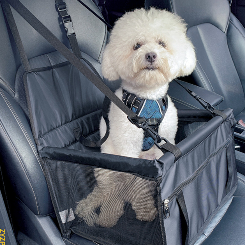 Protable Dog Carrier Kennel Seat Booster Pets Travel Protector Dog Car Seat